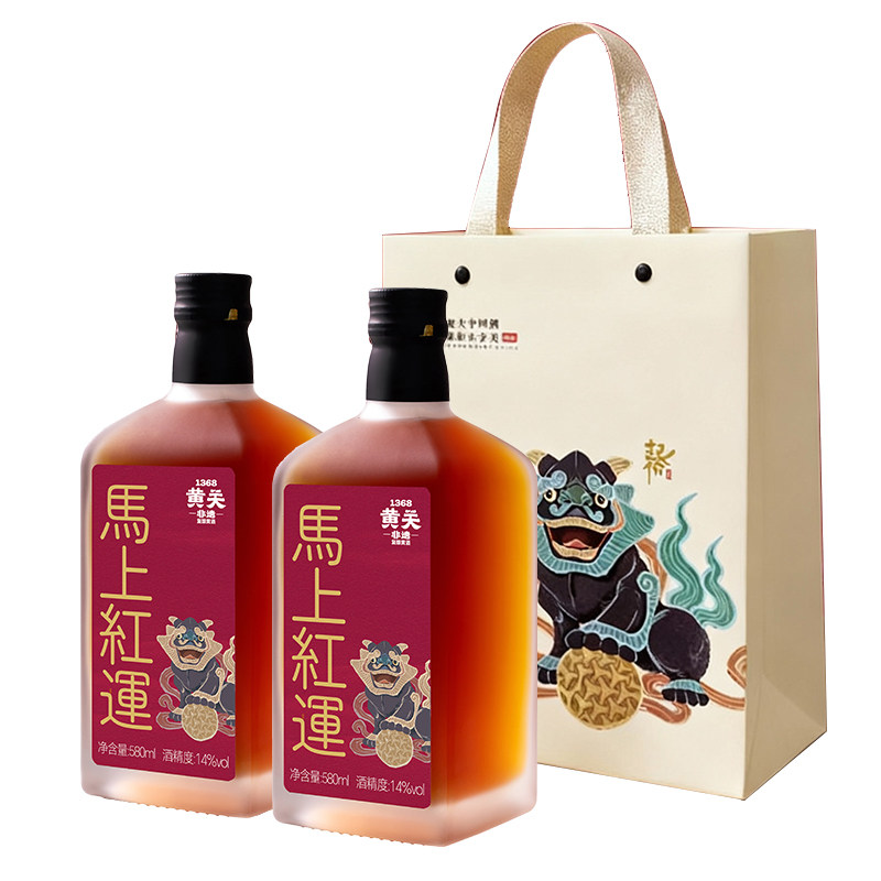 黄关红运纯粮古法酿造5年陈酿