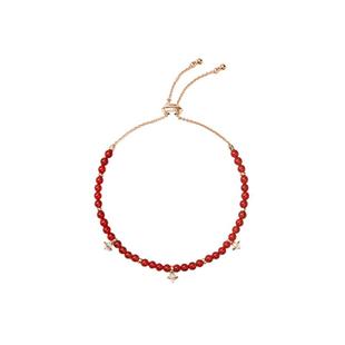 【自营】LolaRose罗拉玫瑰日心说红色串珠叠戴手链女圣诞元旦礼物