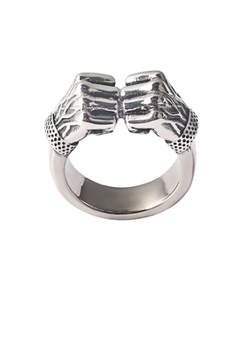 男士钛钢戒指欧美刻字指环