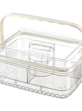 户外野餐盒打包有盖子水果捞盒子