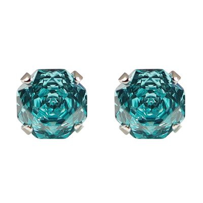 ISLANDIO爆闪冰川玫瑰纯银耳钉女