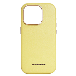 原创小众简约纯色适用iphone16promax皮质手机壳苹果17全包保护壳手工皮革14创意撞色英文15promax