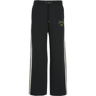 Adidas/阿迪达斯正品2025冬季款女士日常针织高腰阔腿长裤KR0418