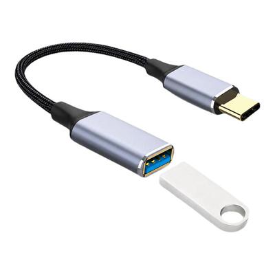 OTG转Type-C转USB3.0母口转接线