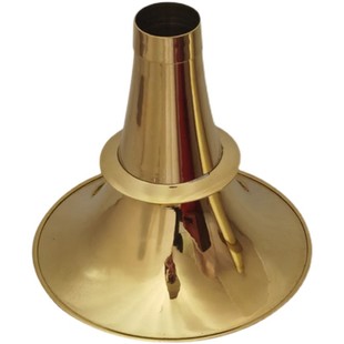 全国各地区不定调加厚降B调黄铜唢呐碗民间唢呐碗喇叭碗乐器配件