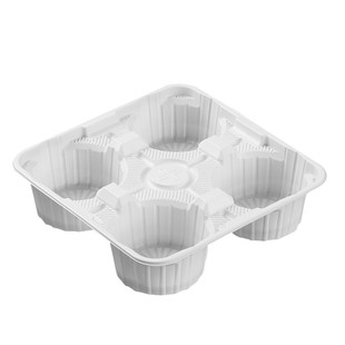 98杯子奶茶外卖杯托U型杯胖胖二四杯奶茶打包托盘特厚塑料24杯托