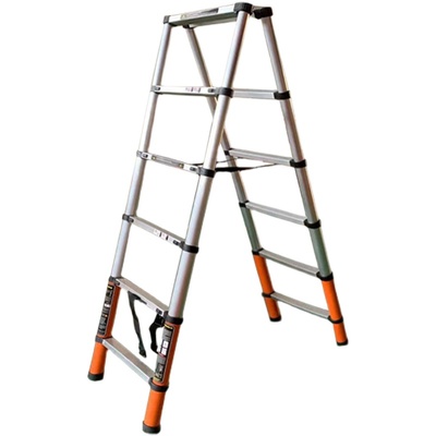 广州工程特粗伸缩超长6米人字梯