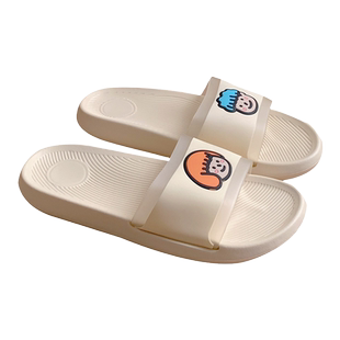 夏天情侣韩版ins风可爱一字凉拖鞋男女士拖鞋防滑软底浴室居家鞋