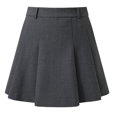 歌莉娅秋季小个子穿搭短百褶裙裤