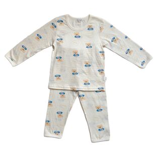 春秋宝宝睡衣纯棉薄款夏儿童家居服男女童空调服婴儿长袖分体套装