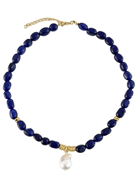 新贵~异形巴洛克珍珠项链男潮轻奢小众设计高级感嘻哈锁骨链女