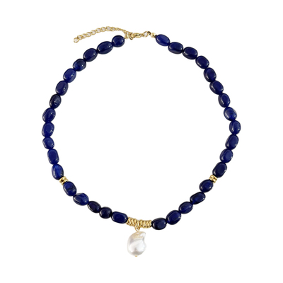 新贵~异形巴洛克珍珠项链男潮轻奢小众设计高级感嘻哈锁骨链女