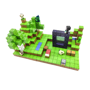 我的世界磁力方块磁铁磁吸铁石积木迷你儿童礼物益智拼装男孩玩具