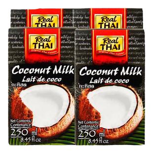 进口丽尔泰椰浆汁奶茶甜品咖啡咖喱原味厚椰乳小包烘焙冬阴功