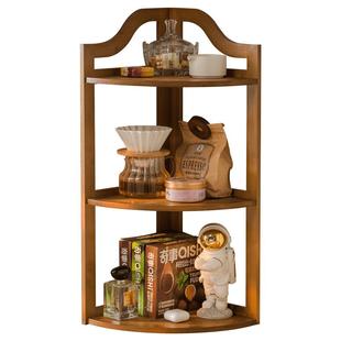 桌面转角置物架学生宿舍神器墙角改造三角多层收纳架拐角分层书架