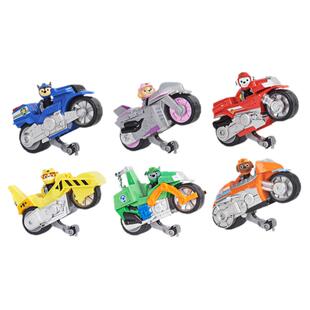 汪汪队立大功paw patrol野猫骑士狗狗回力越野摩托变形机动救援车