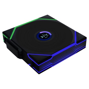 联力 四代积木风扇无线版 TL120 Wireless 1.6lcd屏幕机箱风扇