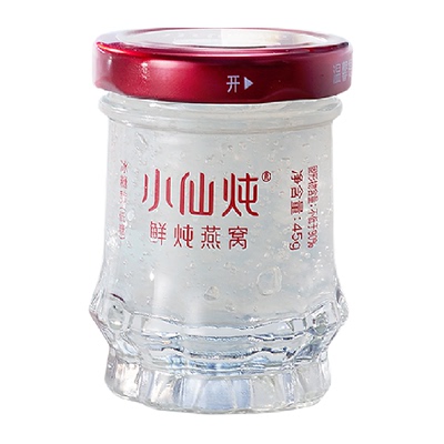 小仙炖尝鲜装冰糖鲜炖燕窝45g/瓶
