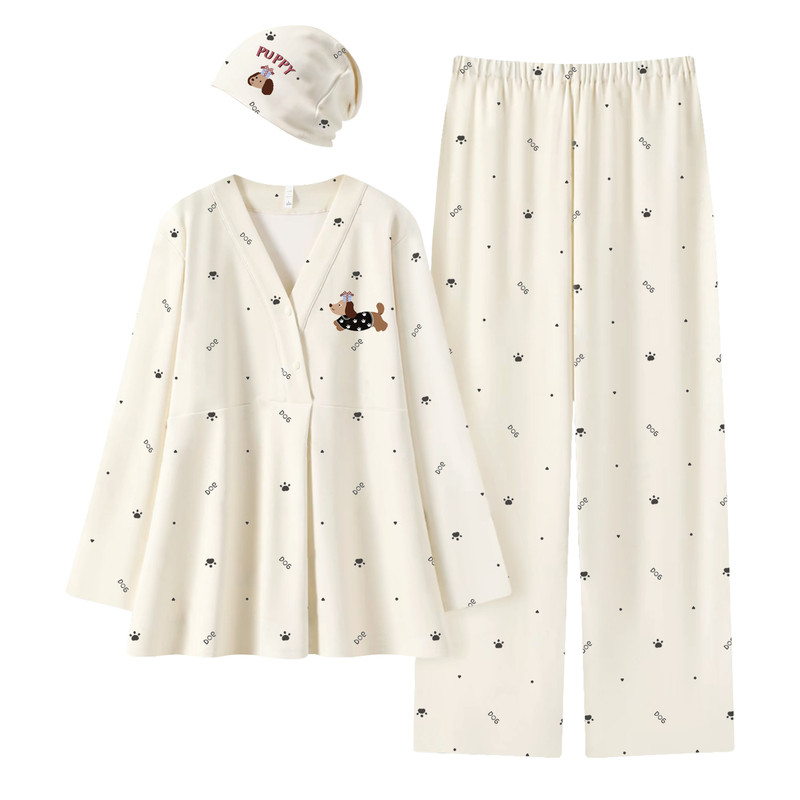 送月子帽-产妇吸汗月子服a类