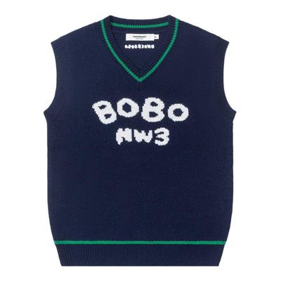 UNDERBOBO保暖叠穿V领毛衣马甲女