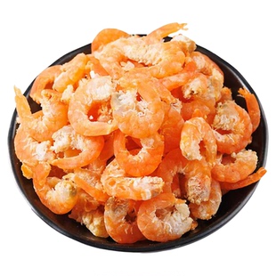 北海淡口虾米虾干虾仁干货500g金钩特大海米新晒大虾肉干虾皮批发