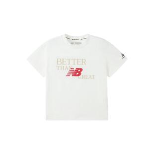 New Balance nb童装男女儿童夏季简约LOGO运动短袖T恤ND7EF2Z283