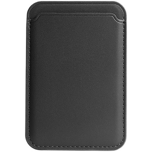 适用苹果Magsafe磁吸卡包iPhone15Pro手机配件Magsafe原装12mini皮革套iPhone15plus皮质磁吸13/14pro卡片套