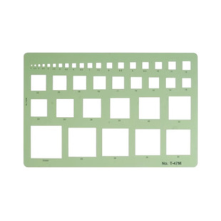 珠宝设计模板尺手绘图尺薄尺软尺可360度弯曲圆形椭圆钻石珠宝尺