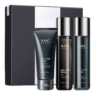 AHC男士护肤品套装控油补水保湿男生洗面奶水乳清爽送男友礼物