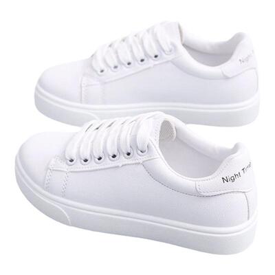 小学生小白鞋白色软底透气运动鞋