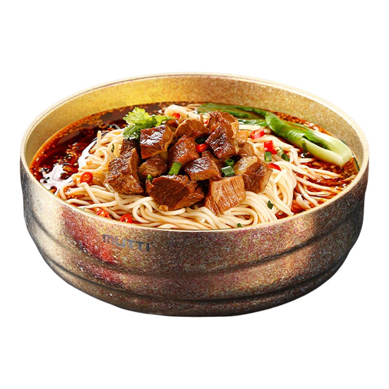 纯钛汤面碗大容量20cm大饭碗家用