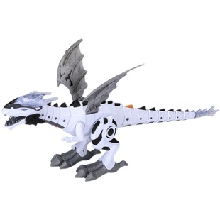 儿童大号电动喷雾恐龙会走路的霸王龙机器2-6岁4男孩仿真动物玩具