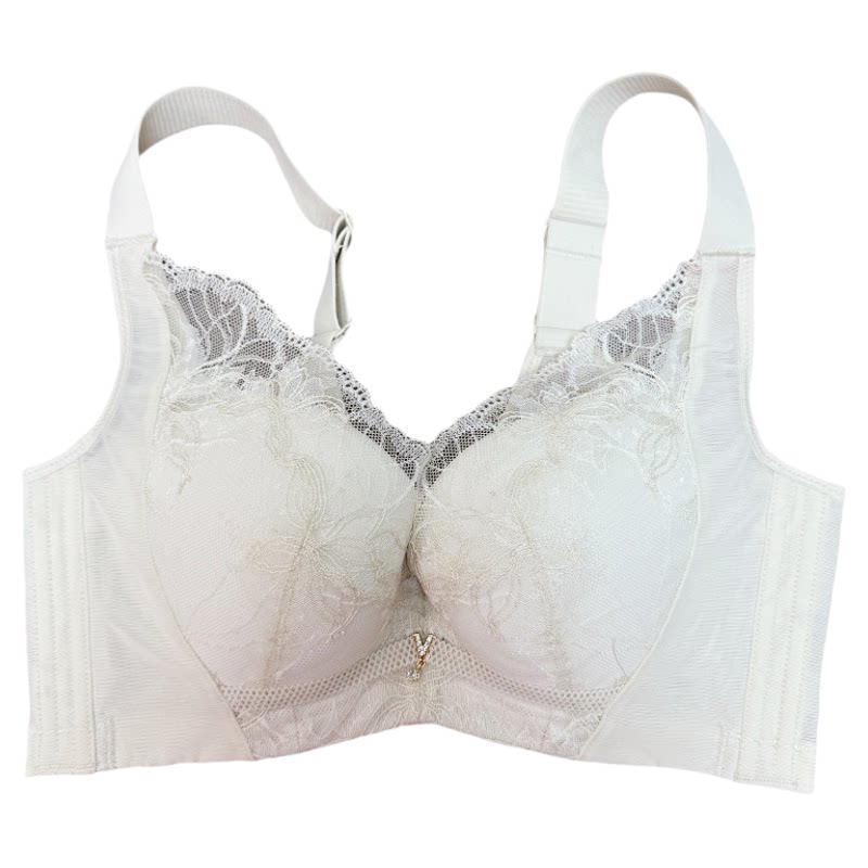 软钢圈聚拢收副乳调整型内衣女