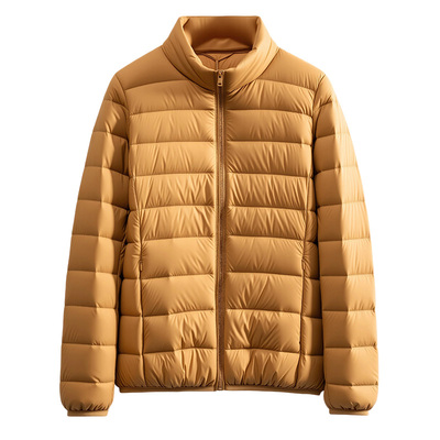 雅鹿时尚轻薄短款羽绒服