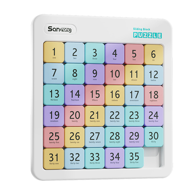 华容道滑动磁力拼图增强学生数感