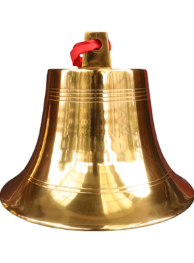 纯黄铜铃铛挂件室外屋檐风铃警钟