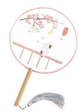 刺绣DIY团扇古风手工材料包