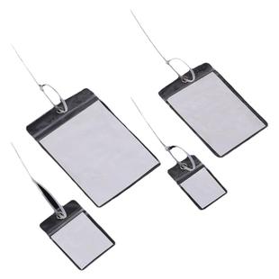 PVC防水卡套透明标签套塑料封套软胶套超市货架价格牌商品标价签物料标识卡袋饮料冰箱吊牌标识牌证件保护套