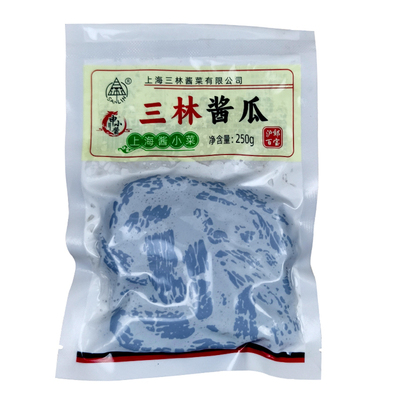 三林酱瓜脆甜上海三林酱菜配粥