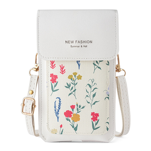 可触屏手机包女斜挎2025新款女生可爱时尚潮钥匙手机小挎包单肩包