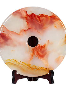 平安扣家居客厅中式风博古架摆件