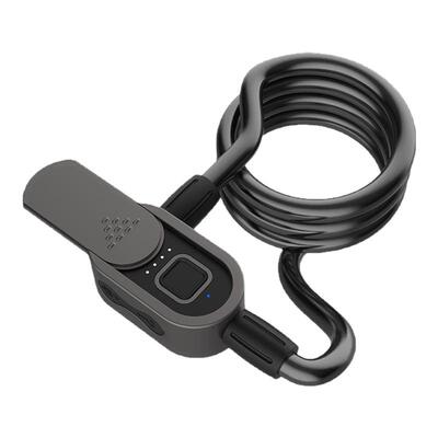 电动轮椅防盗锁指纹锁防盗不锈钢链条锁电动摩托自行车锁铁链门锁