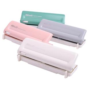 可得优6孔打孔器6孔9孔打孔多孔m5打孔器奇葩活页标尺a5六孔打孔机手动九孔带b5文具装订书本打孔器9173