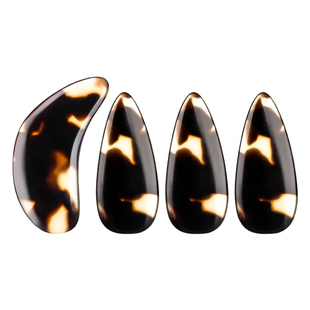 碧瑶弹古筝指甲儿童玳瑁色成人专业演奏级双面弧古筝指甲义甲片