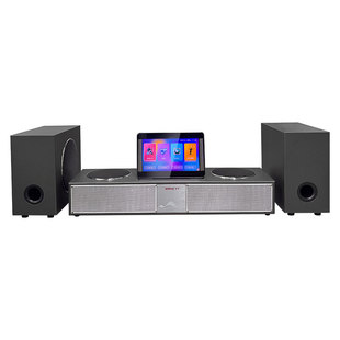 奇声E6Plus 电视K歌音响套装家用智能点歌机家庭影院回音壁音箱