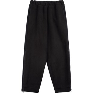 蓬马大童长裤子直筒侧拉链纯色挺阔秋冬装男女儿童pomme de terre