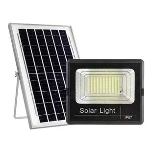 太阳能投光灯家用强光LED防水户外灯头超亮照明灯路灯天黑自动亮