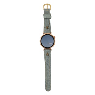 xit适用于华为gt5手表表带gt3pro新款43mm牛仔星星柳丁GT6女士watch6智能gt4创意46帆布41mm针扣手表带1860mm