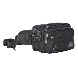 25新款tough时尚腰包男士大容量斜背包户外休闲胸包多层生意钱包