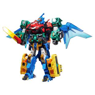 奥迪双钻量子战队五合体超量子战神大号变形合体机器人男孩玩具